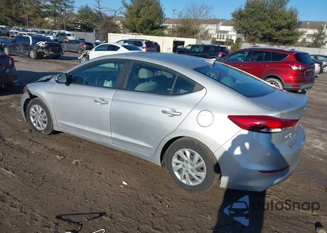2017 Hyundai Elantra Se z USA, uszkodzony, nr VIN KMHD74LF1HU115839